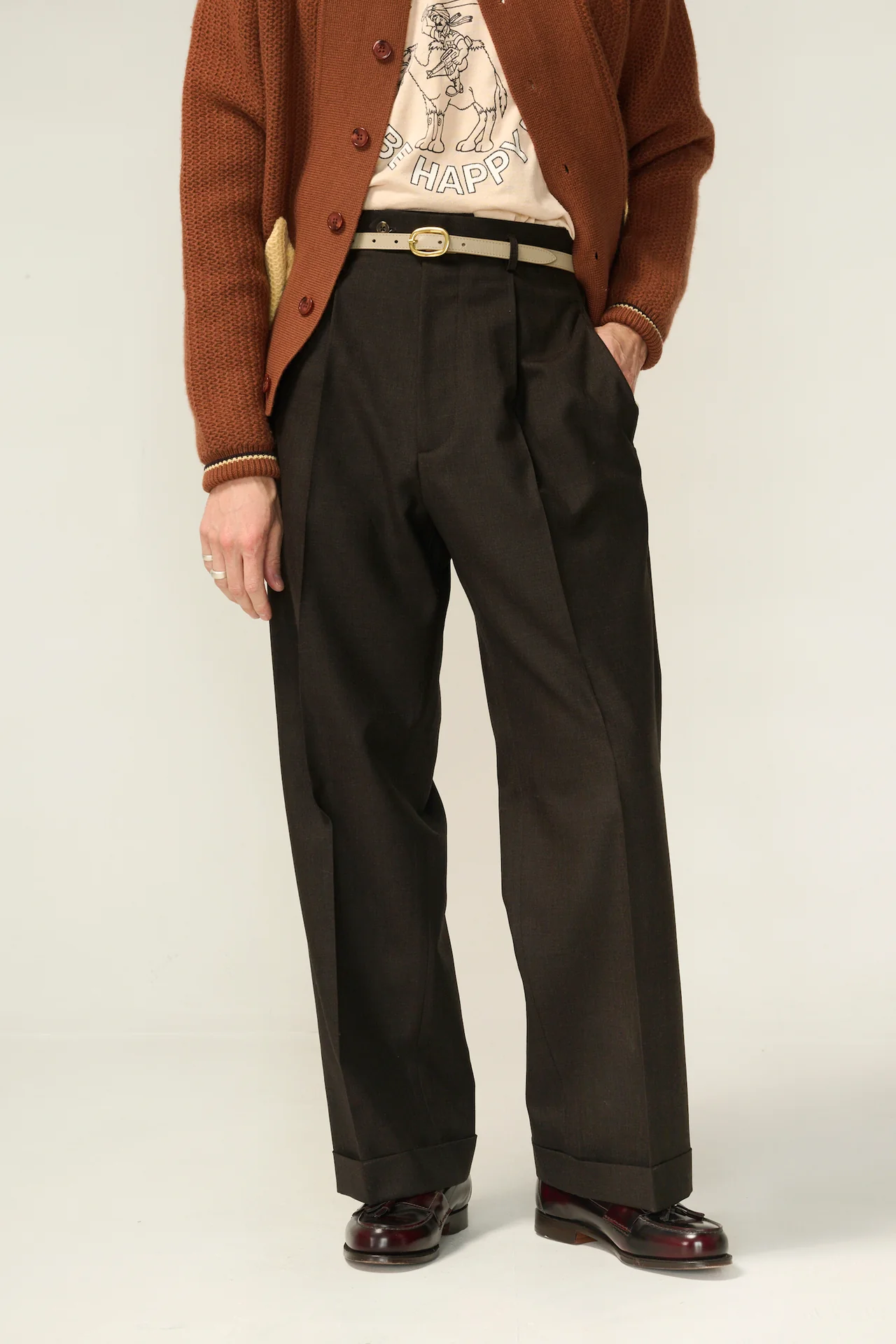 Scott Fraser - Wide Boy Trousers Wool