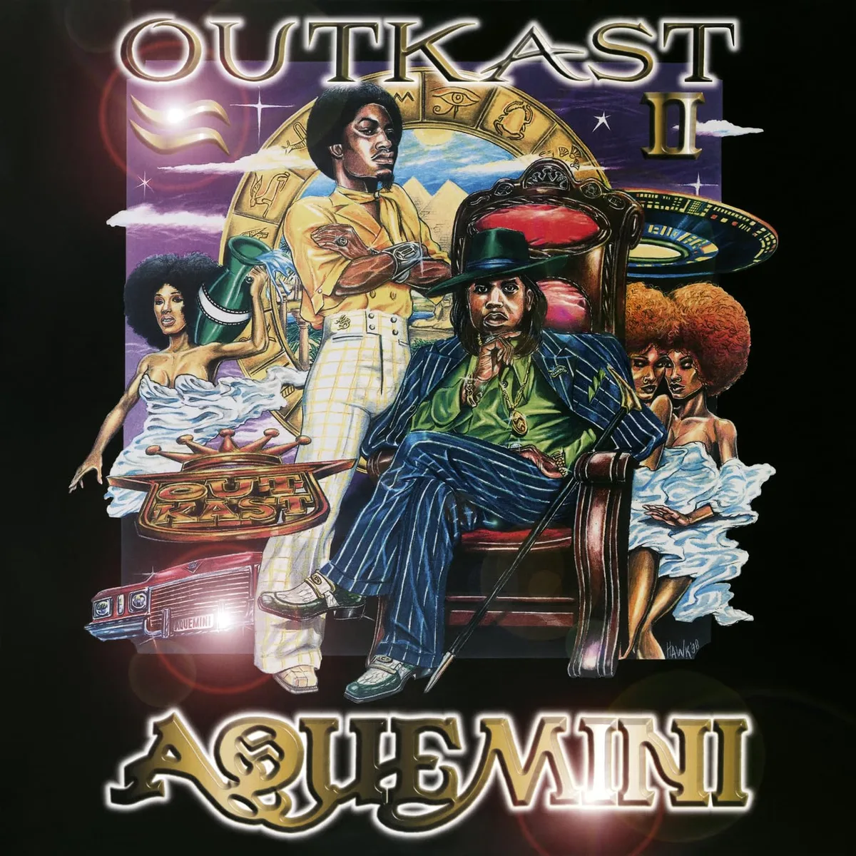 Cover for OutKast - Aquemini