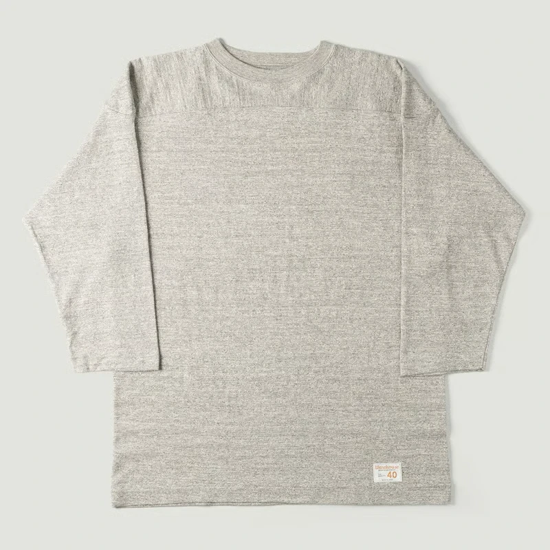 Warehouse & Co - Lot 4063 Three Quarter Sleeve Football T-Shirt