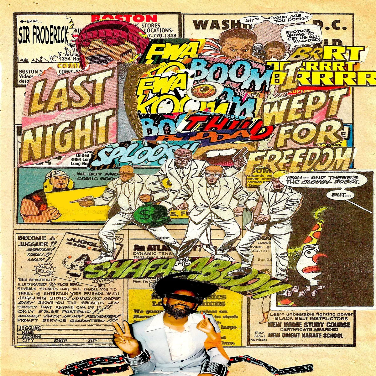 Cover for Sir Froderick - Last Night I Wept for Freedom