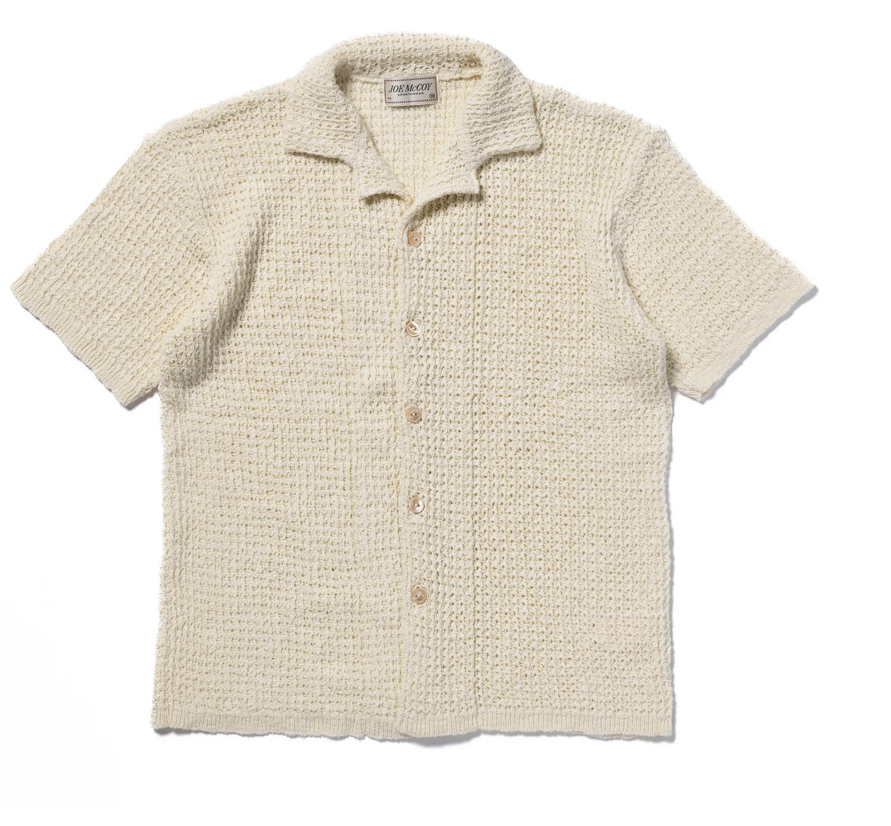 Joe McCoy - Cotton Knitted Button Up Shirt