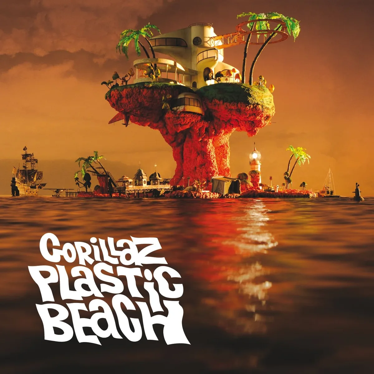 Cover for Gorillaz - Plastic Beach